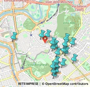 Mappa Via Antonio Bertoloni, 00100 Roma RM, Italia (1.0215)