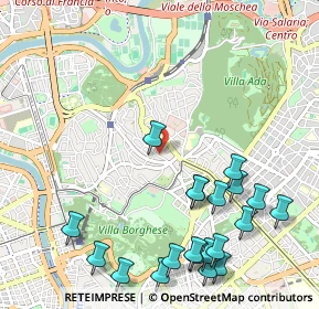 Mappa Via Antonio Bertoloni, 00100 Roma RM, Italia (1.4225)