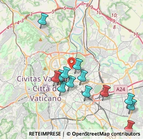 Mappa Via Antonio Bertoloni, 00100 Roma RM, Italia (4.36462)