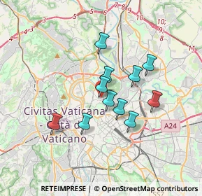 Mappa Via Antonio Bertoloni, 00100 Roma RM, Italia (2.82091)