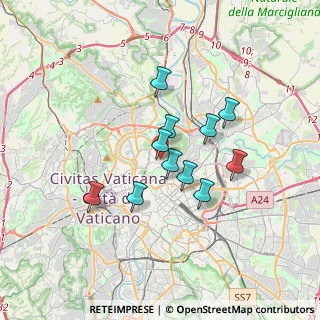 Mappa Via Antonio Bertoloni, 00197 Roma RM, Italia (2.82091)