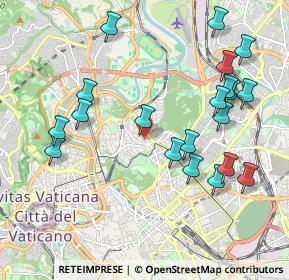 Mappa Via Antonio Bertoloni, 00100 Roma RM, Italia (2.321)
