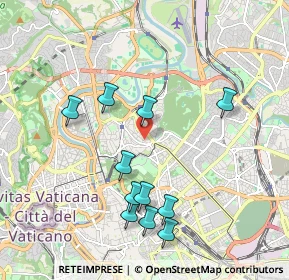Mappa Via Antonio Bertoloni, 00100 Roma RM, Italia (2.08636)