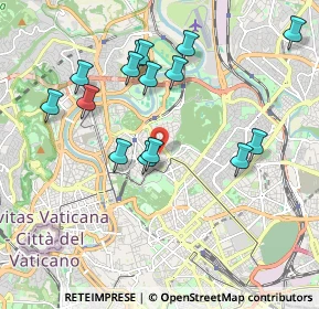 Mappa Via Antonio Bertoloni, 00100 Roma RM, Italia (2.05467)