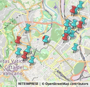 Mappa Via Antonio Bertoloni, 00100 Roma RM, Italia (2.559)