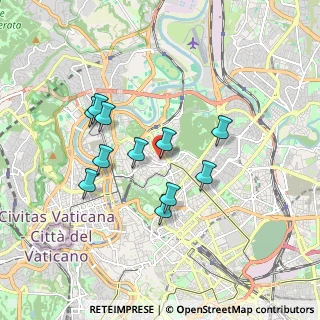 Mappa Via Antonio Bertoloni, 00100 Roma RM, Italia (1.62909)