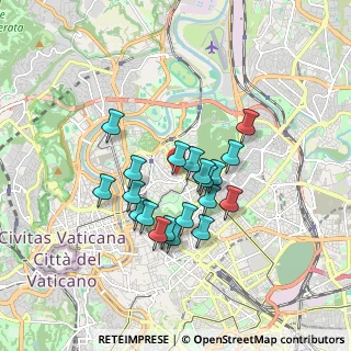 Mappa Via Antonio Bertoloni, 00100 Roma RM, Italia (1.4775)