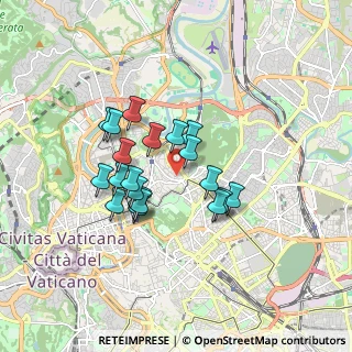 Mappa Via Antonio Bertoloni, 00197 Roma RM, Italia (1.4505)