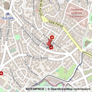 Mappa Via Giuseppe Mercalli, 8, 00197 Roma, Roma (Lazio)