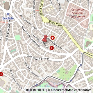 Mappa Via Giuseppe Mercalli, 15, 00197 Roma, Roma (Lazio)