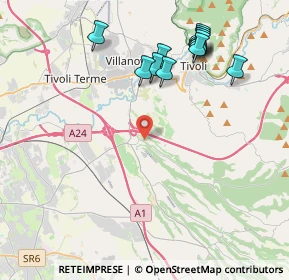 Mappa Via di San Vittorino, 00019 Tivoli RM, Italia (4.72917)