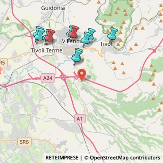 Mappa Via di San Vittorino, 00019 Tivoli RM, Italia (4.61545)
