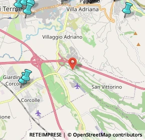 Mappa Via di San Vittorino, 00019 Tivoli RM, Italia (4.0215)