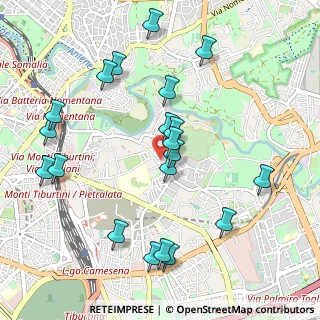 Mappa Via della Magnetite, 00158 Roma RM, Italia (1.164)