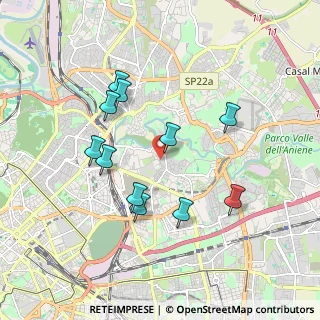 Mappa Via della Magnetite, 00158 Roma RM, Italia (1.8272727272727)