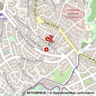 Mappa Via Antonio Bertoloni, 34, 00197 Roma, Roma (Lazio)