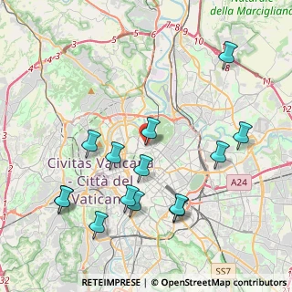 Mappa Via Felice Giordano, 00100 Roma RM, Italia (4.70286)