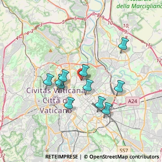 Mappa Via Felice Giordano, 00100 Roma RM, Italia (3.31)