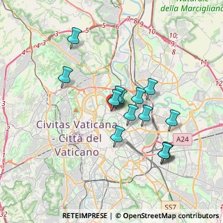 Mappa Via Felice Giordano, 00100 Roma RM, Italia (3.32143)