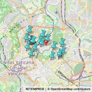 Mappa Via Felice Giordano, 00123 Roma RM, Italia (1.4325)