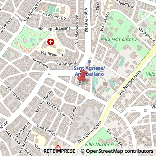 Mappa Via Spalato, 1/9, 00198 Roma, Roma (Lazio)