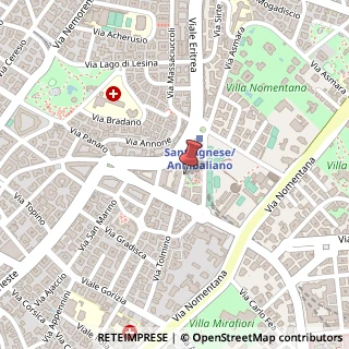 Mappa Via Spalato, 14, 00198 Roma, Roma (Lazio)