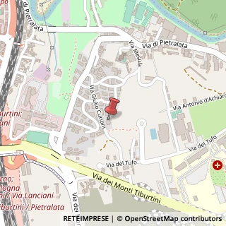 Mappa Via Giulio Curioni, 131, 00157 Roma, Roma (Lazio)