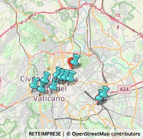 Mappa Via Alessandro Serpieri, 00197 Roma RM, Italia (3.37462)