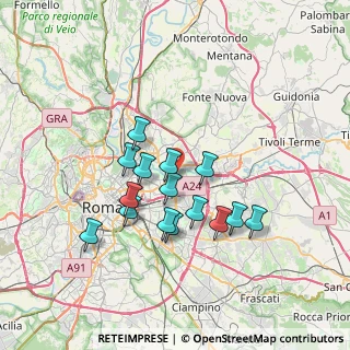 Mappa Via Pietracamela, 00156 Roma RM, Italia (6.432)