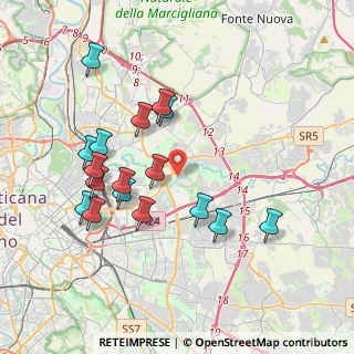 Mappa Via Pietracamela, 00156 Roma RM, Italia (4.03059)
