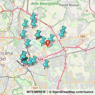 Mappa Via Pietracamela, 00156 Roma RM, Italia (4.189)