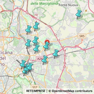 Mappa Via Pietracamela, 00156 Roma RM, Italia (4.56231)