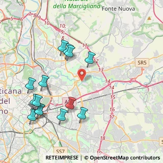 Mappa Via Pietracamela, 00156 Roma RM, Italia (4.92143)