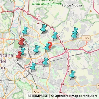 Mappa Via Pietracamela, 00156 Roma RM, Italia (4.338)