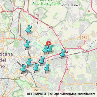 Mappa Via Pietracamela, 00156 Roma RM, Italia (4.33091)