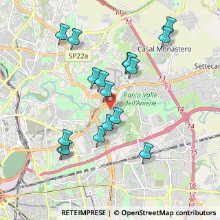 Mappa Via Pietracamela, 00156 Roma RM, Italia (2.06941)