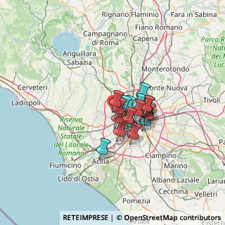 Mappa Via Pietro Gasparri, 00168 Roma RM, Italia (8.25)