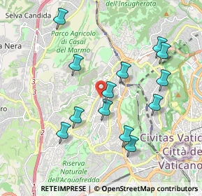 Mappa Via Pietro Gasparri, 00168 Roma RM, Italia (2.00615)