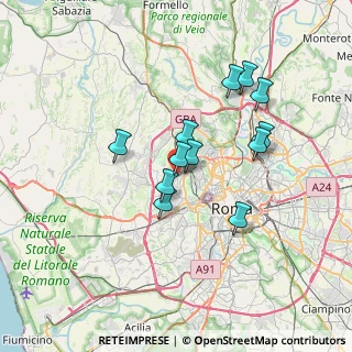 Mappa Via Pietro Gasparri, 00168 Roma RM, Italia (6.17)