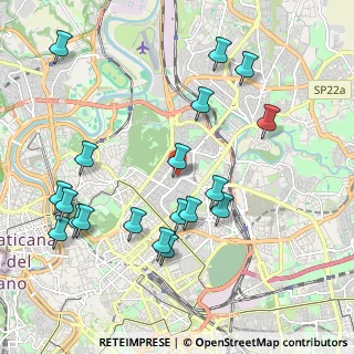 Mappa Via Bisagno, 00199 Roma RM, Italia (2.38)