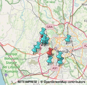 Mappa Via Bogogno, 00168 Roma RM, Italia (5.11154)