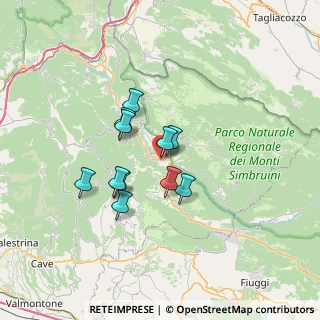 Mappa Via della Pila, 00028 Subiaco RM, Italia (5.41818)