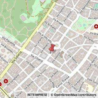 Mappa Via Sebino,  31, 00199 Roma, Roma (Lazio)