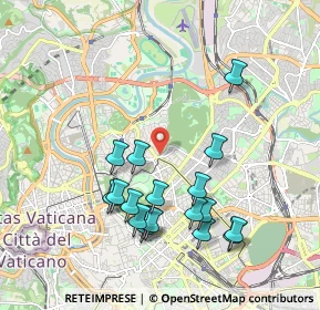 Mappa Piazza Ungheria, 00100 Roma RM, Italia (2.06889)