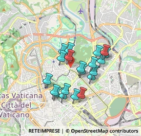 Mappa Piazza Ungheria, 00100 Roma RM, Italia (1.471)