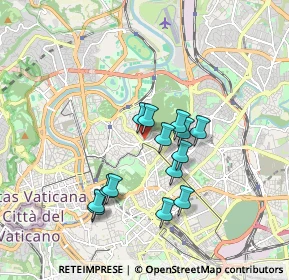 Mappa Piazza Ungheria, 00100 Roma RM, Italia (1.57071)