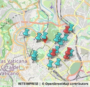 Mappa Piazza Ungheria, 00100 Roma RM, Italia (1.6975)