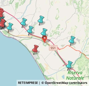 Mappa Via della Stazione di Palidoro, 00050 Fiumicino RM, Italia (7.076)