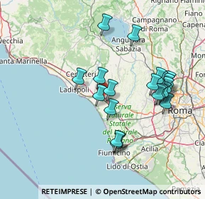 Mappa Via della Stazione di Palidoro, 00050 Fiumicino RM, Italia (14.916)