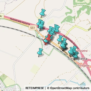 Mappa Via della Stazione di Palidoro, 00050 Fiumicino RM, Italia (0.83571)